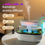 Tuzwa Ultrasonic Humidifier & Essential Oil Diffuser with Colorful LED Lights & White Noise – Aromatherapy Humidifier for Bedroom & Home