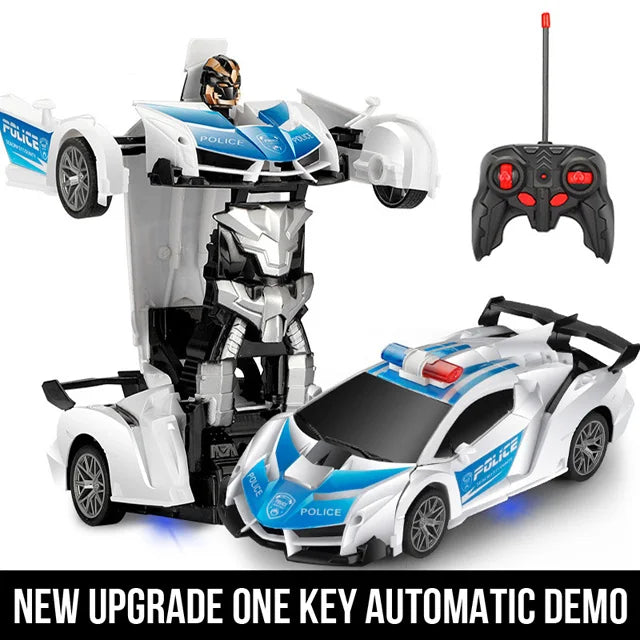 Tuzwa Transforming RC Car – 2-in-1 Remote Control Sports Car with Transforming Design, Electric Operation & Ready-to-Go Play