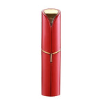 Tuzwa Electric Facial Hair Remover for Women – Portable Lipstick Face Shaver with Battery-Powered Compact Metal Design