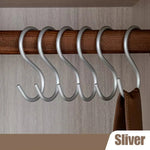 S Hook Clothes Holders with Durable Design | Space-Saving Solution for Organization 1