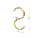 S Hook Clothes Holders with Durable Design | Space-Saving Solution for Organization 6