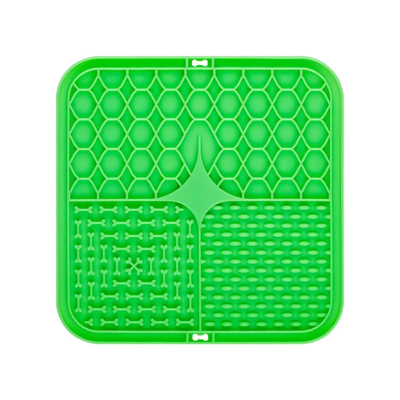 Tuzwa Lick Mat for Dogs – Slow Feeder Dog Licking Mat with Suction Base, Interactive Enrichment & Training Tool for All Breeds