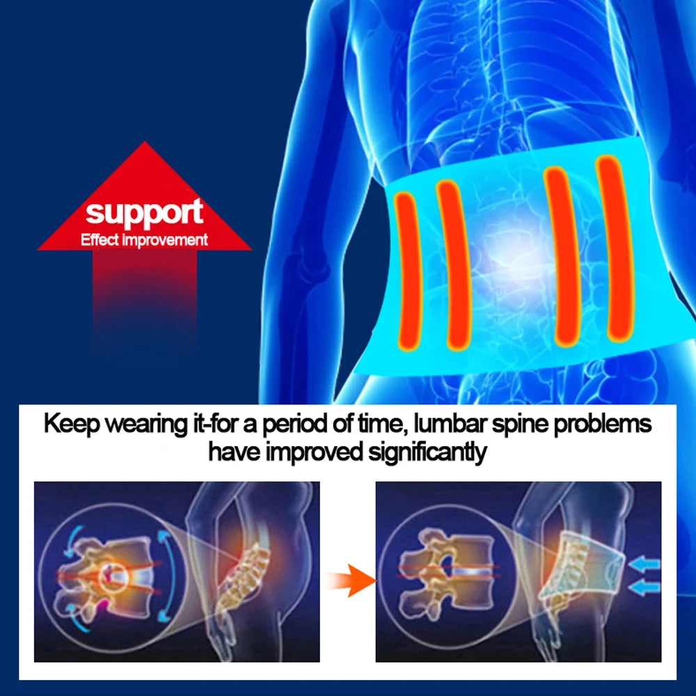Tuzwa Heavy Duty Back Brace for Lifting – Adjustable Lower Back Support Belt for Men & Women, Work, Gym & Sports