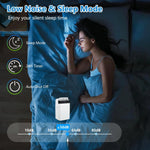 Tuzwa 3-in-1 Portable Air Conditioner with Remote Control – Cooling, Dehumidifier & Fan with Sleep Mode for Bedroom, Home & Office