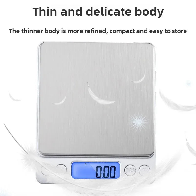 Tuzwa Digital Coffee Scale with Tare Function | Precision Espresso Scale with LCD Display for Pour Over, Drip Coffee & Baking