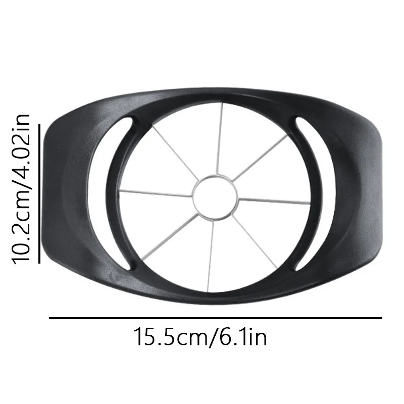 Tuzwa Premium Stainless Steel Apple Slicer & Corer | 8-Blade Fruit Cutter for Fast, Even Apple Slices & Easy Food Preparation