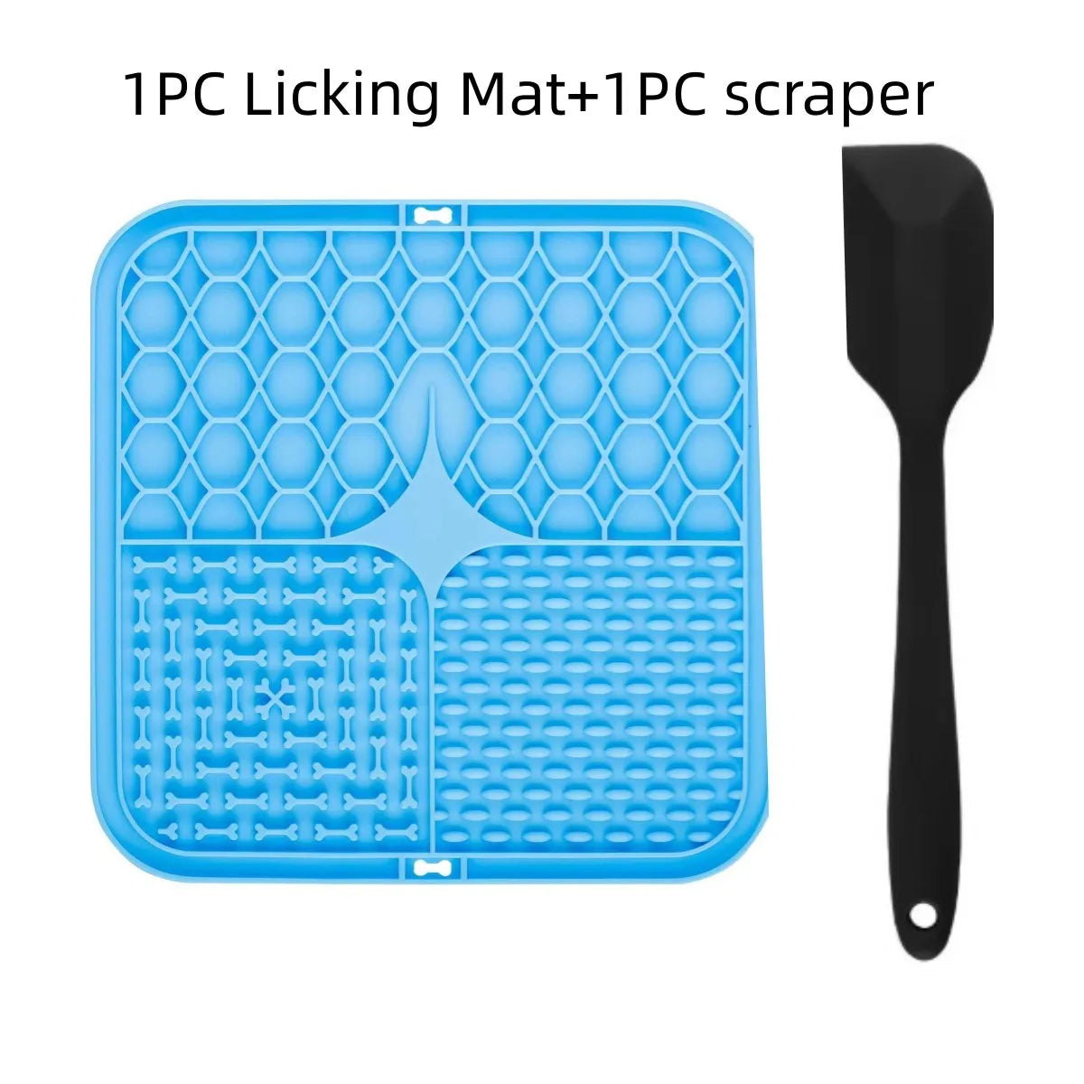 Tuzwa Lick Mat for Dogs – Slow Feeder Dog Licking Mat with Suction Base, Interactive Enrichment & Training Tool for All Breeds