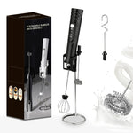 Tuzwa Handheld Milk Frother | USB Rechargeable Electric Milk Frother for Lattes, Cappuccino, Matcha & Coffee Drinks