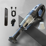 Tuzwa 120W Cordless Handheld Car Vacuum Cleaner – Strong Suction Portable Rechargeable Vacuum for Car & Home, Lightweight 0.23kg Design