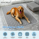 Tuzwa Large Dog Cooling Mat – Breathable Pet Cooling Pad with Anti-Slip Base, Hand Washable Portable Bed Mat for Dogs & Cats