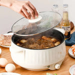 Tuzwa Multi-Layer Electric Cooker | Non-Stick Mini Hot Pot & Steamer with Rapid Heating for Rice, Noodles & Healthy Meals