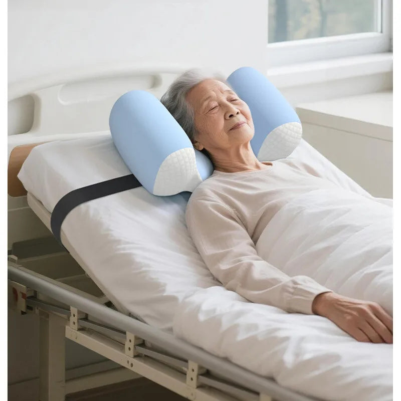 Tuzwa Cervical Pillow for Side Sleepers – Ergonomic Memory Foam Neck Support Pillow with Breathable Polyester Spandex Cover