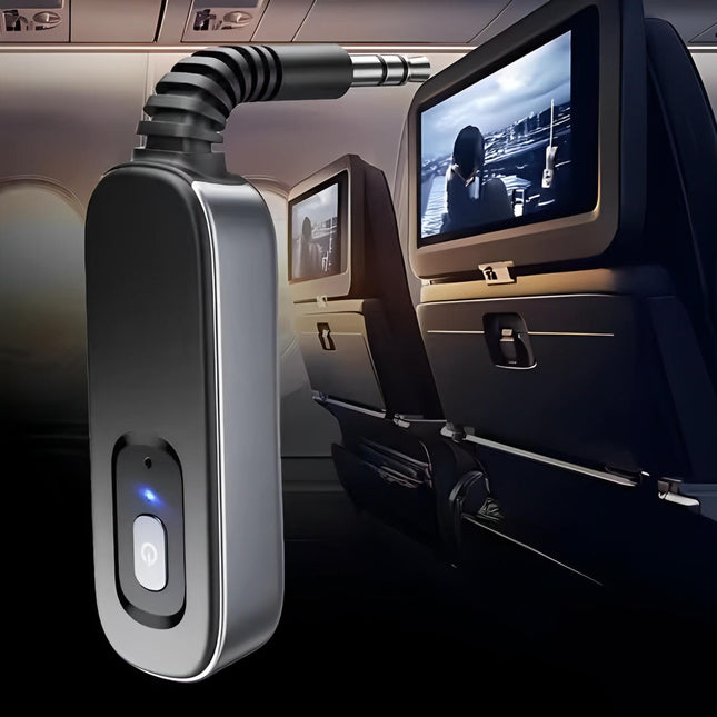 Bluetooth Adapter for Headphones, Dual Mode Bluetooth Transmitter Receiver, Aux Bluetooth Adapter with Microphone