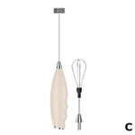 Tuzwa Wireless Electric Milk Frother | Rechargeable Handheld Milk Frother & Foam Maker for Coffee, Lattes, Cappuccinos, Matcha & Baking