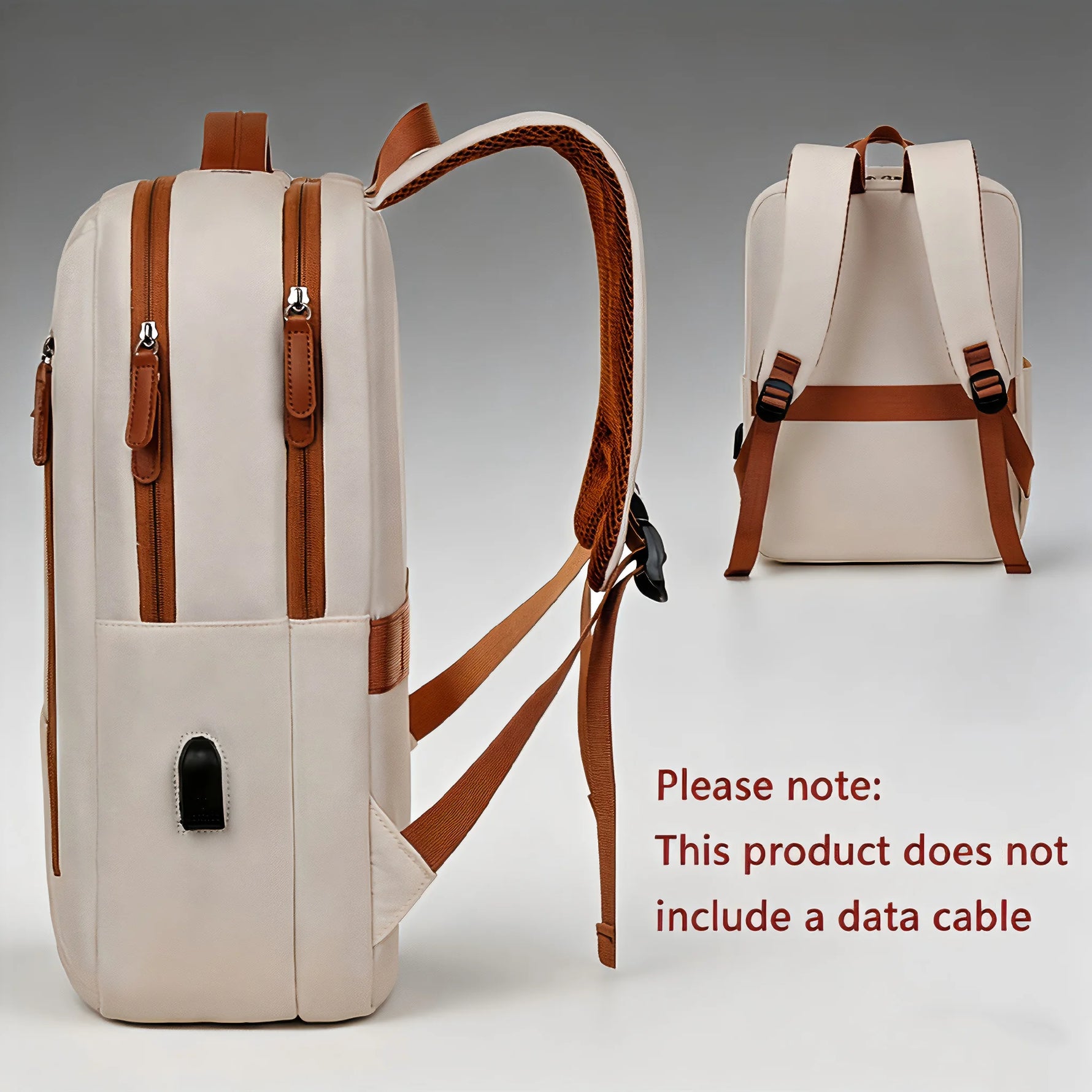 Tuzwa Lightweight Commuter Backpack – 20-35L Multi-Compartment Nylon Business Travel Backpack with Adjustable Straps for Work & Everyday Use
