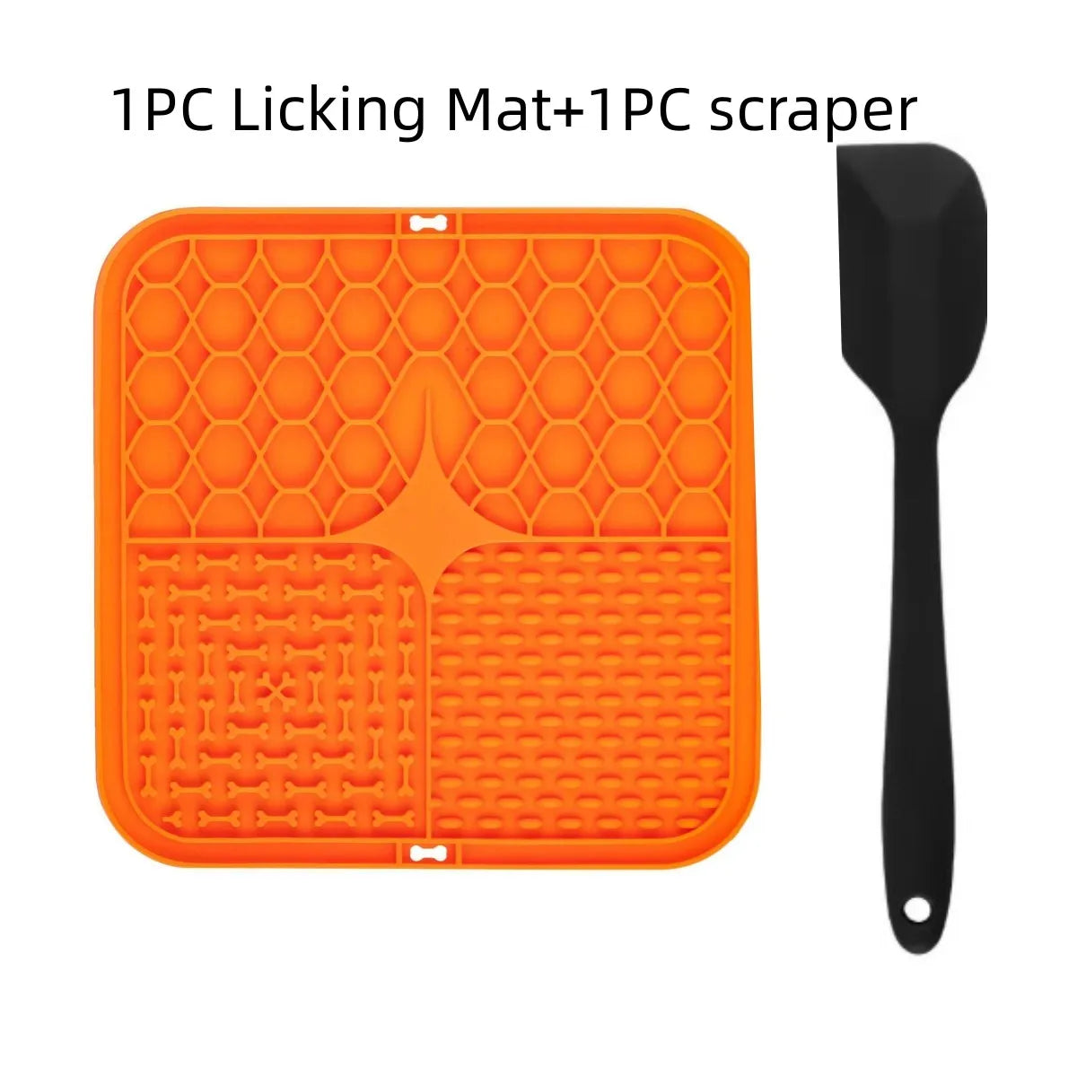 Tuzwa Lick Mat for Dogs – Slow Feeder Dog Licking Mat with Suction Base, Interactive Enrichment & Training Tool for All Breeds