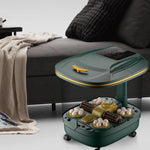 Tuzwa Electric Foot Spa Bath with Adjustable Heat & Thermostatic Temperature Control – Compact Foot Soaking Tub for Home