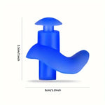 Tuzwa Swimming Earplugs 5 Pairs – Reusable Silicone Ear Plugs for Swimming with Ergonomic Spiral Design, Comfortable Water Sports Earplugs