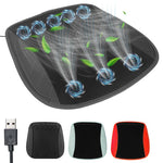 Tuzwa Car Cooling Seat Cushion with 5 Adjustable Fans – USB-Powered Ventilated Car Seat Pad for Summer Driving Comfort