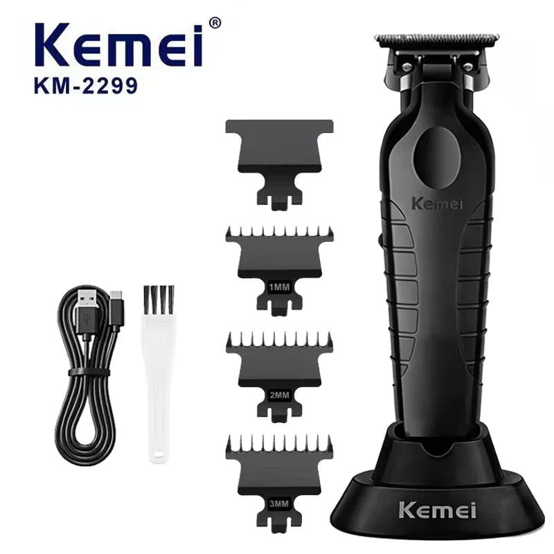 Tuzwa Professional Cordless Hair Clipper & Beard Trimmer Kit | 2-in-1 Electric Grooming Set with Precision Adjustable Blades | Rechargeable Hair Cutting Machine for Men