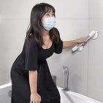 Safety Grab Bar | Tool-Free Installation with Anti-Slip Grip for Bathroom Stability 1