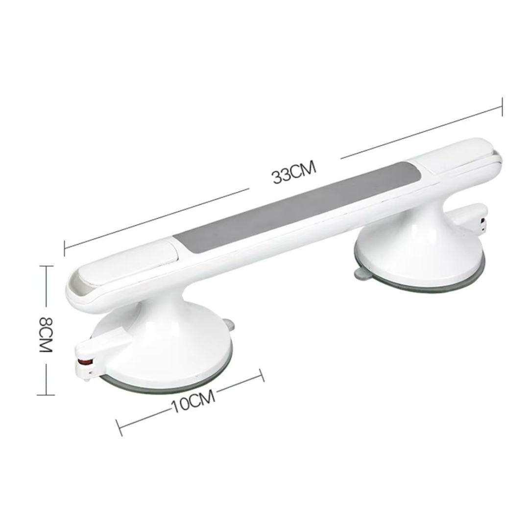 Safety Grab Bar | Tool-Free Installation with Anti-Slip Grip for Bathroom Stability 4