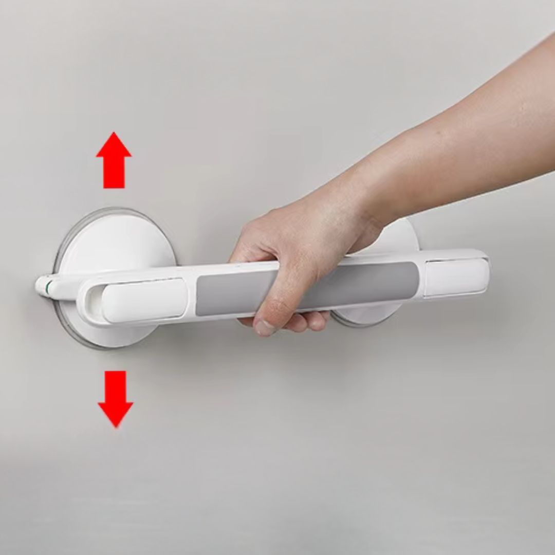 Safety Grab Bar | Tool-Free Installation with Anti-Slip Grip for Bathroom Stability 5