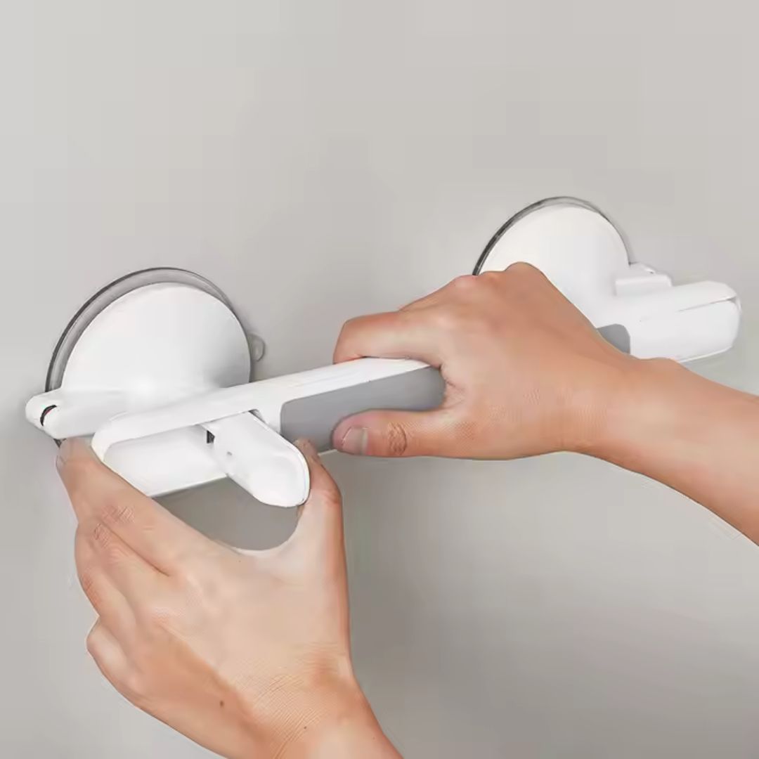 Safety Grab Bar | Tool-Free Installation with Anti-Slip Grip for Bathroom Stability 7