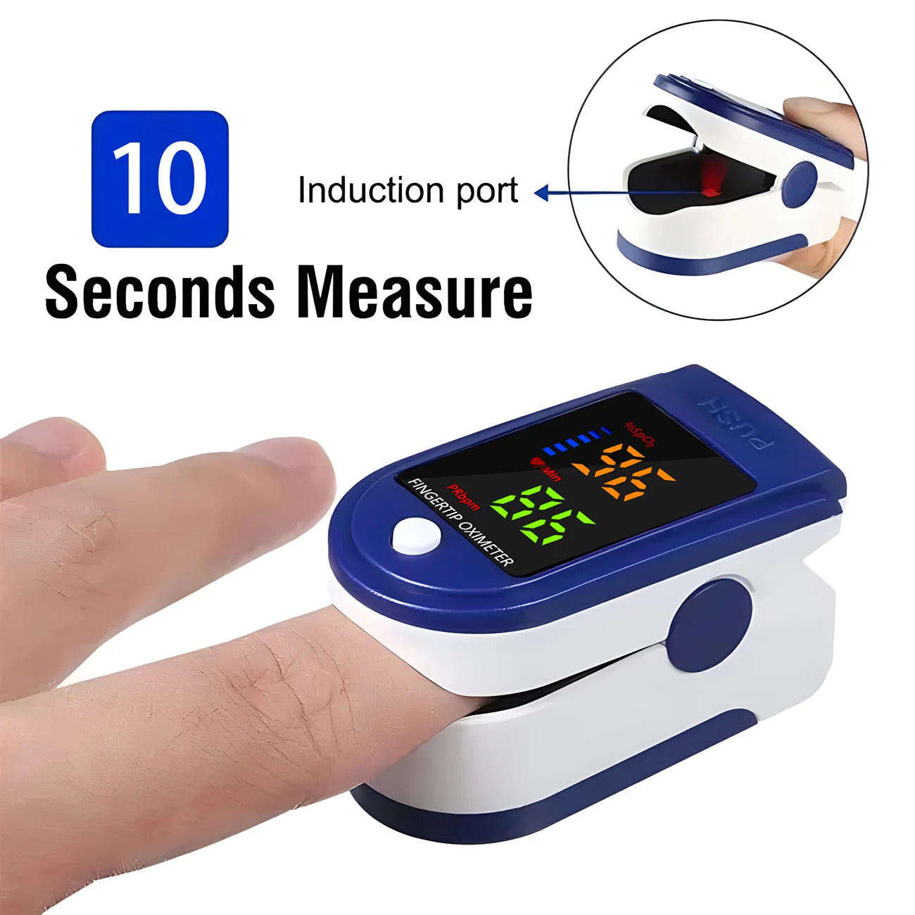 Tuzwa Digital Ear Thermometer – Portable Infrared Temperature Thermometer with Easy-Read Digital Display for Home & Travel