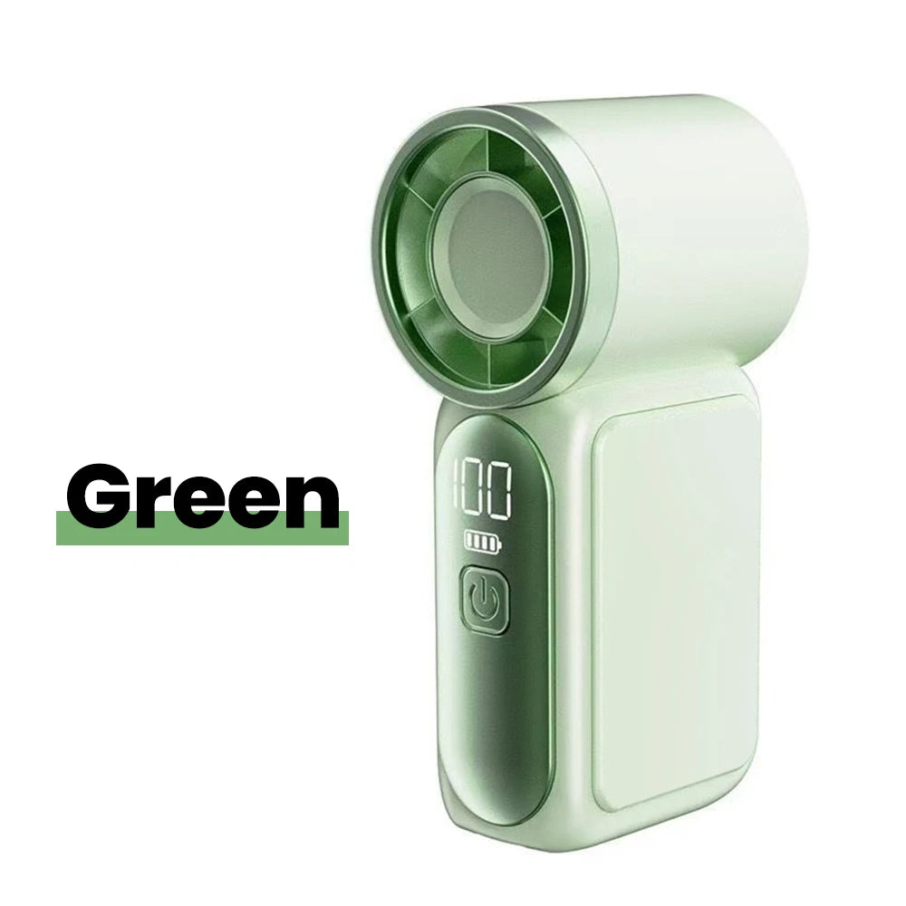 Tuzwa Portable Handheld Fan – Rechargeable 5-Speed Personal Fan, Compact Lightweight Mini Fan for Travel, Home, Office & Outdoor Use