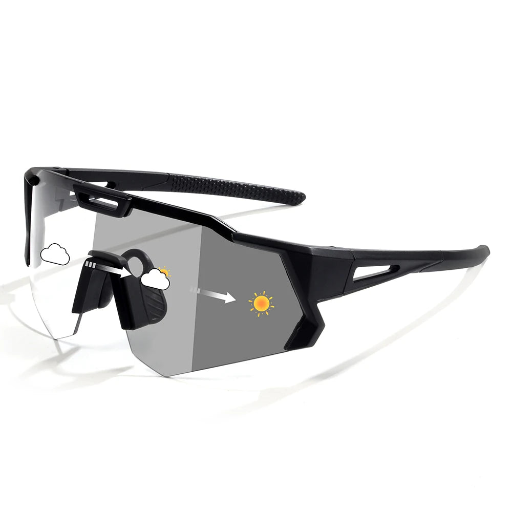 Tuzwa Photochromic Sunglasses for Men & Women – UV400 Lightweight Outdoor Sunglasses for Driving, Cycling & Travel
