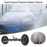 Tuzwa Electric Pressure Washer – 5000 PSI High-Pressure Power Washer with 16-Inch Nozzle Wand for Car & Outdoor Cleaning