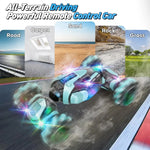 Tuzwa Gesture Control 4WD Stunt Car – 360° Rotating Remote Control RC Car with Rechargeable Battery, Ages 14+
