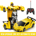 Tuzwa Transforming RC Car – 2-in-1 Remote Control Sports Car with Transforming Design, Electric Operation & Ready-to-Go Play