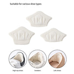 Tuzwa Adjustable Heel Pads for Shoes – Lightweight Foam Heel Cushions with Anti-Wear Support for Sports Shoes & Everyday Footwear