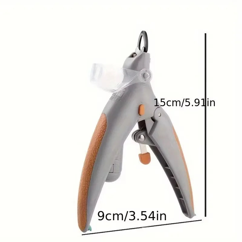 Tuzwa Dog Nail Clippers with LED Light – Professional Stainless Steel Pet Nail Trimmer for Dogs & Cats, Precise Grooming Tool