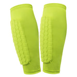 Tuzwa Lightweight Soccer Shin Guards with Honeycomb Padding – Breathable Adjustable Football Shin Pads for Calf & Leg Protection