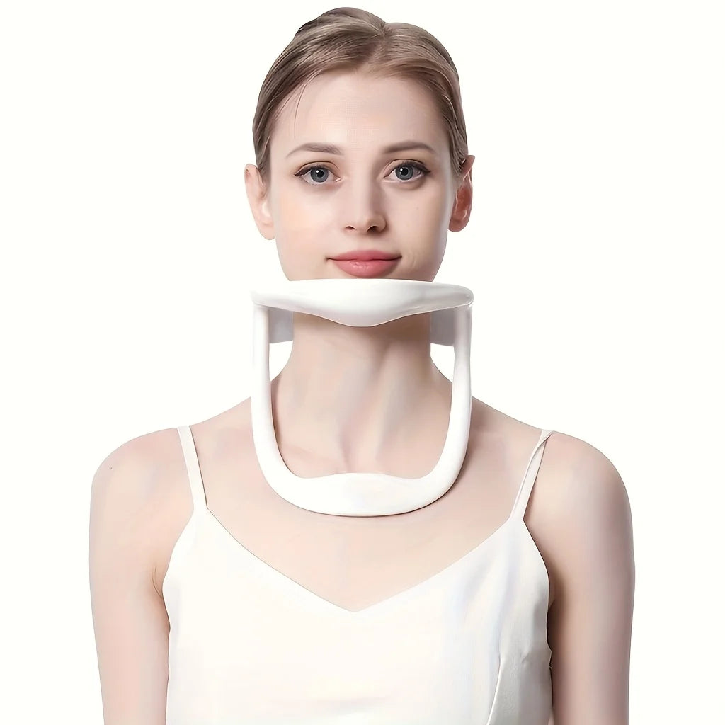 Tuzwa Adjustable Neck Traction Collar – Soft Cervical Support Brace for Neck & Shoulder Comfort, Stretching & Relaxation
