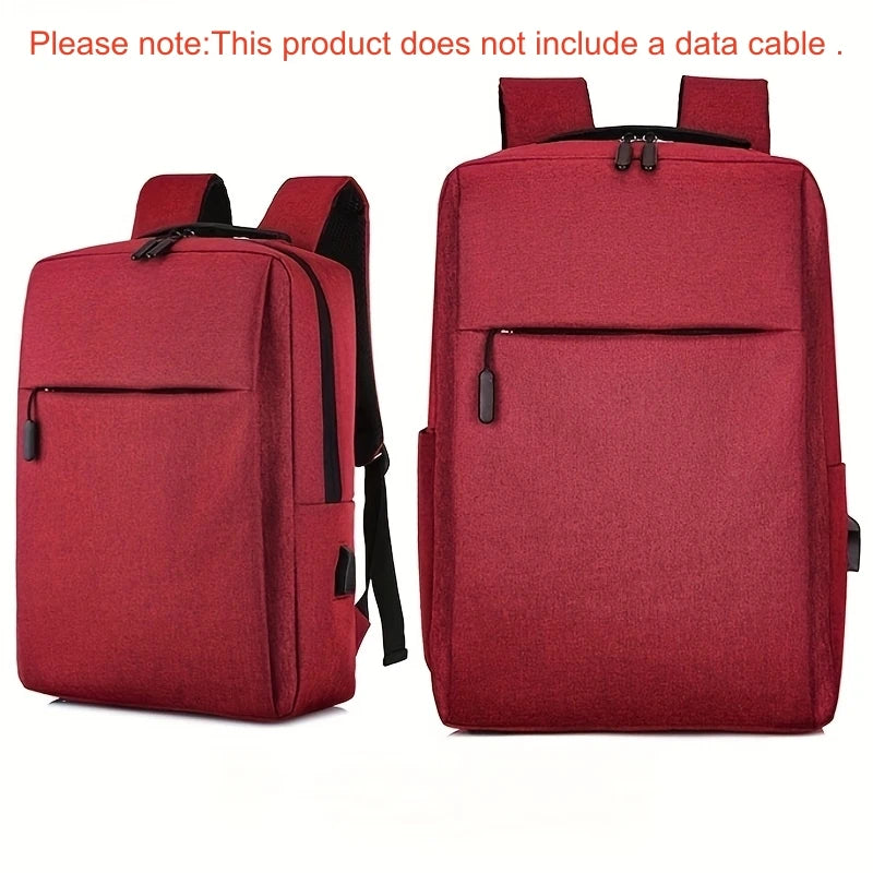 Tuzwa 15.6-Inch Laptop Backpack with USB Charging Port – Lightweight Computer Backpack with Padded Laptop Compartment for Work & Travel