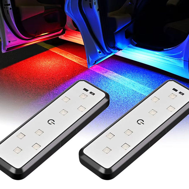 Car Door Lights Projector, Magnetic Door Lights with 8 Ultra Bright LEDs That Illuminate the Ground, Car Puddle Lights