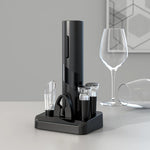 Tuzwa Rechargeable Electric Wine Opener with Foil Cutter – Automatic Cordless Corkscrew for Quick & Easy Wine Bottle Opening