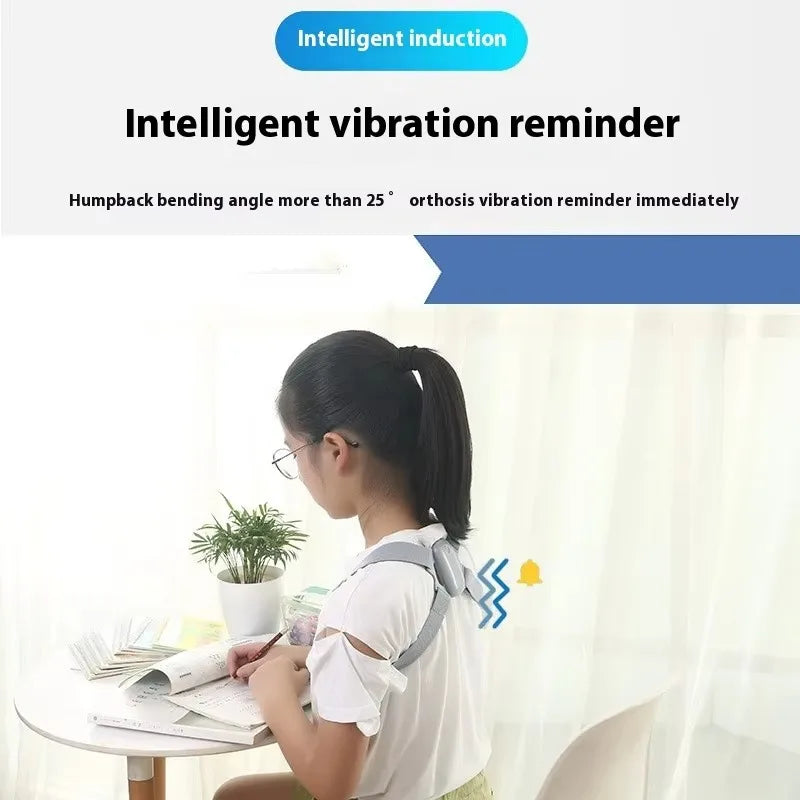 Tuzwa Smart Posture Corrector with Vibration Reminder – Rechargeable Electronic Back Posture Trainer for Men & Women