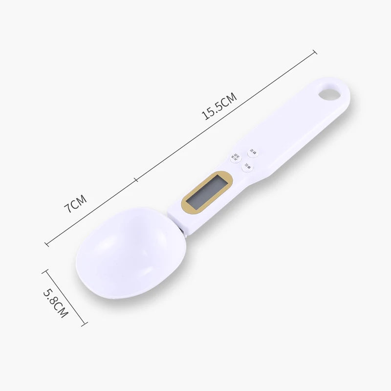 Tuzwa Precision Kitchen Scale | Mini Spoon Digital Scale with LCD Display | Accurate Measurement for Cooking and Baking