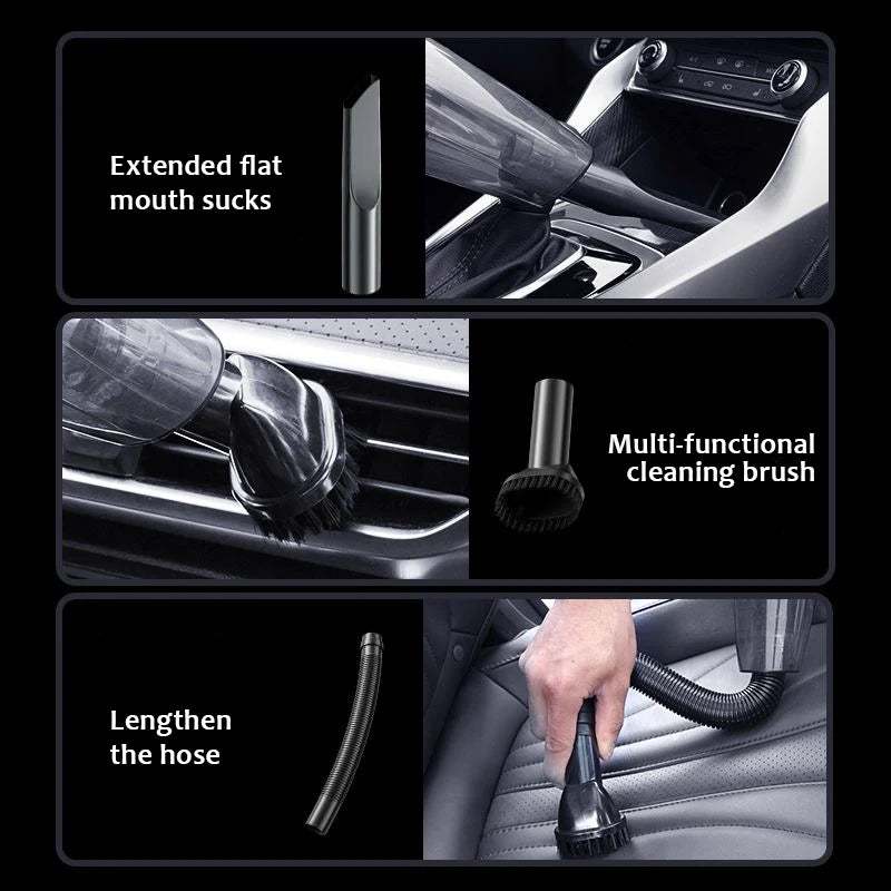 Tuzwa Cordless Handheld Vacuum Cleaner – Strong Suction Portable Car & Home Vacuum, Rechargeable, Lightweight 0.68kg