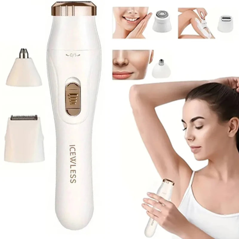 Tuzwa Electric Shaver for Women – USB Rechargeable Cordless Hair Removal Device with Adjustable Settings for Quick Personal Grooming
