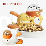 Tuzwa | Interactive Dog Puzzle Slow Feeder Toy | 2-in-1 Treat Dispensing IQ Training Feeder with Cartoon Duck Design for Mental Enrichment