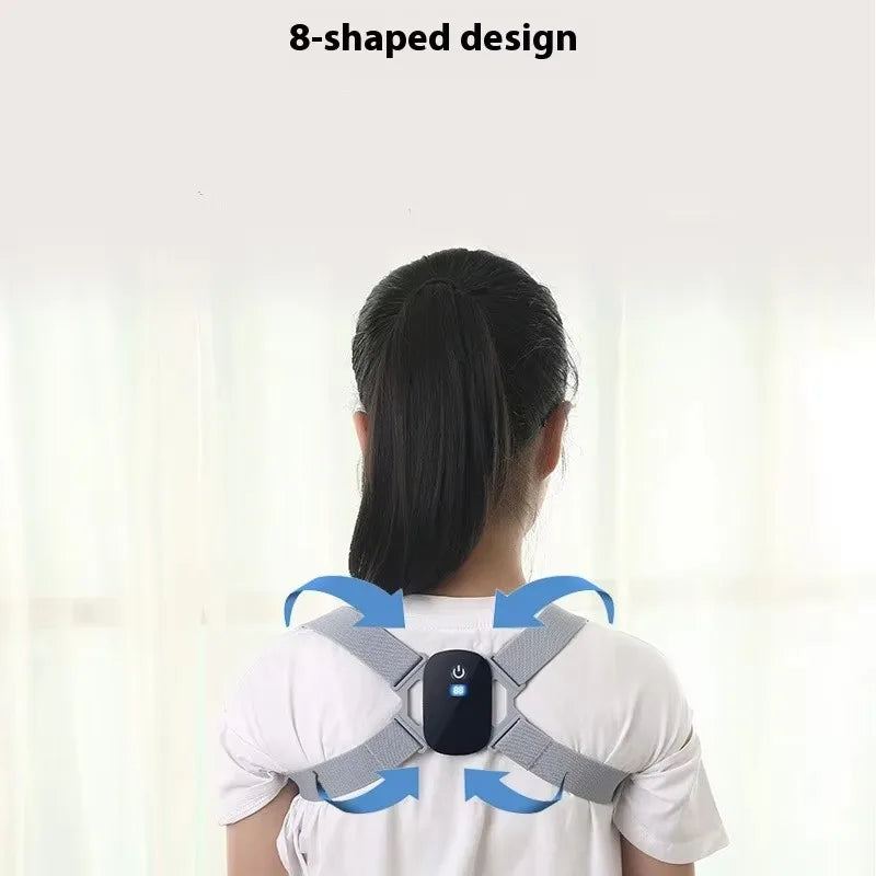 Tuzwa Smart Posture Corrector with Vibration Reminder – Rechargeable Electronic Back Posture Trainer for Men & Women