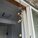 Tuzwa Brass Double Bell Wind Chime – Decorative Metal Hanging Bells for Home, Garden, Patio, Porch & Outdoor Decor