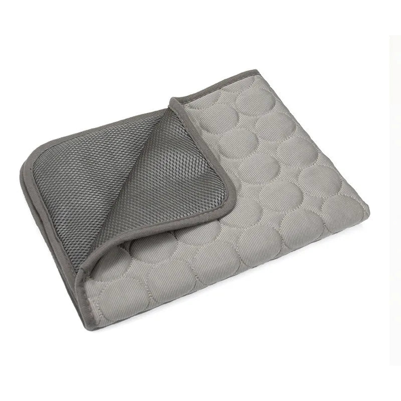 Tuzwa Pet Cooling Mat – 100% Cotton Breathable Summer Bed Mat for Dogs & Cats, Hand Washable Cooling Pad for Comfortable Rest