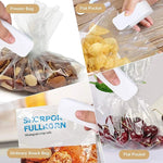 Tuzwa Mini Bag Sealer – Portable Handheld Heat Sealer for Plastic Food & Snack Bags, Battery-Operated Bag Sealing Machine Up to 20cm